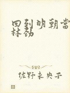 回到明朝当王爷林劲