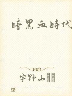 暗黑血时代封面
