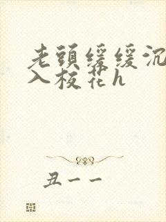 老头缓缓沉腰进入校花h封面
