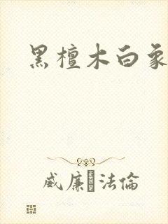 黑檀木白象牙封面