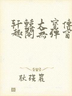 轩辕大宝传奇笔趣阁无弹窗