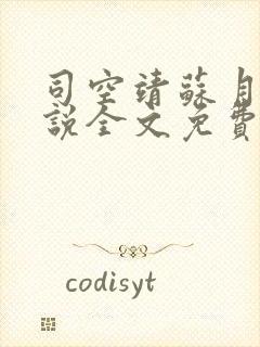司空靖苏月汐小说全文免费阅读