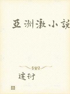 亚洲激小说
