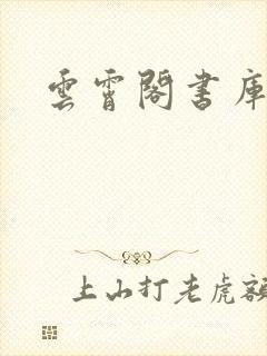 云霄阁书库封面