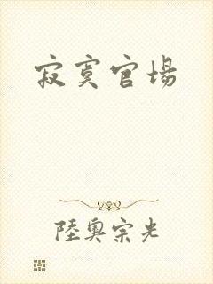 寂寞官场