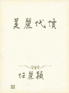 美丽代价封面