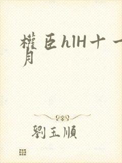 权臣hlH十一月封面