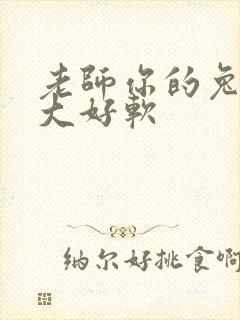 老师你的兔子好大好软