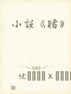 小说《赌》