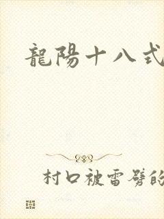 龙阳十八式封面