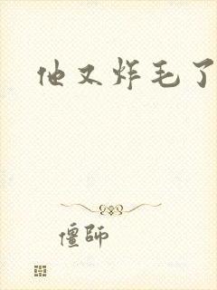 他又炸毛了
