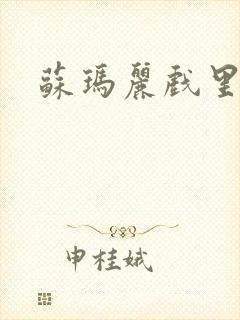 苏玛丽戏里戏外封面
