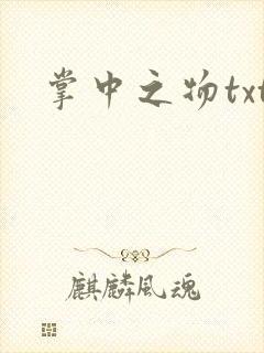 掌中之物txt