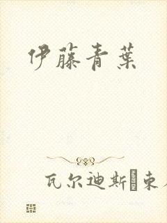 伊藤青叶封面