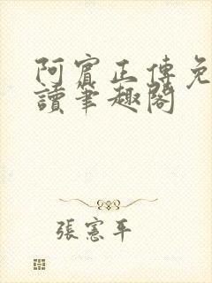 阿宾正传免费阅读笔趣阁