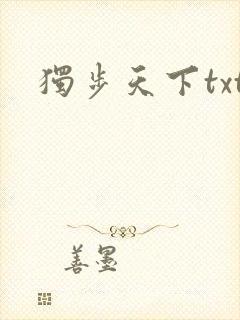 独步天下txt