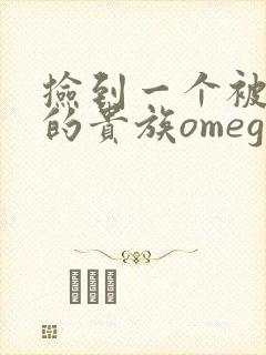 捡到一个被抹布的贵族omega封面