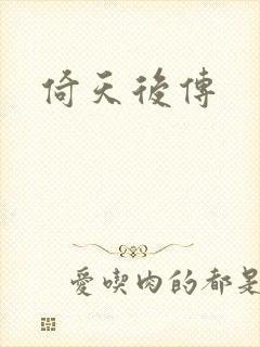 倚天后传封面