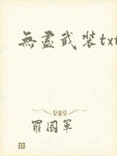 无尽武装txt封面
