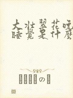 大壮翠花晚上不睡觉是什么电视剧