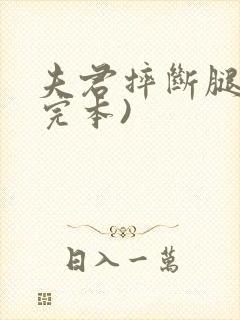 夫君摔断腿后(完本)