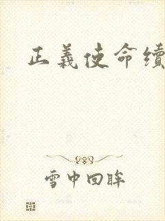 正义使命续集