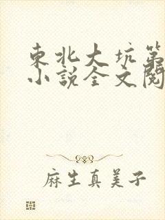东北大坑第二部小说全文阅读封面
