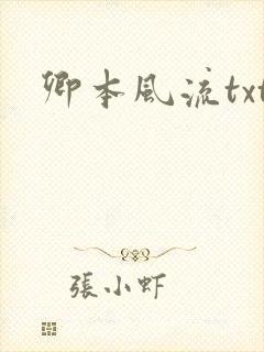 卿本风流txt