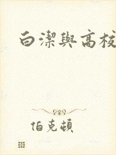 白洁与高校长封面