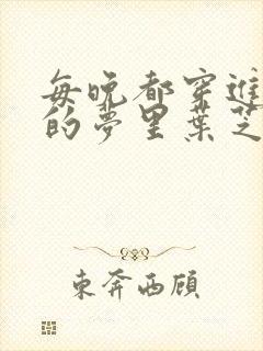每晚都穿进男神的梦里叶芝琴小说封面