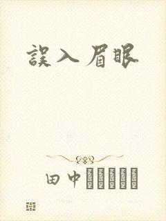 误入眉眼封面