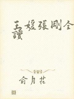 王媛张刚全文阅读封面