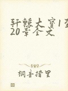 轩辕大宝1至720章全文