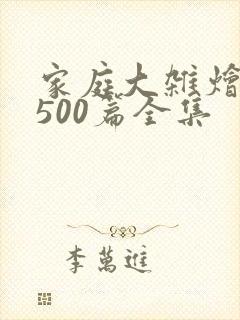 家庭大杂烩小说500篇全集封面