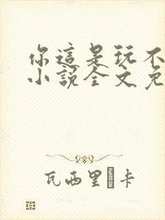 你这是玩不起呀小说全文免费阅读