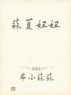 苏夏妞妞封面