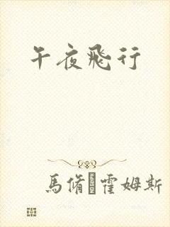 午夜飞行封面