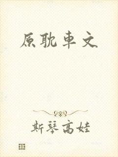 原耽车文封面