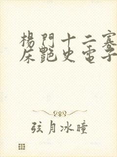 杨门十二寡妇肉床艳史电子书封面
