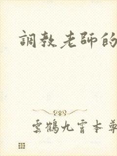 调教老师的小说封面