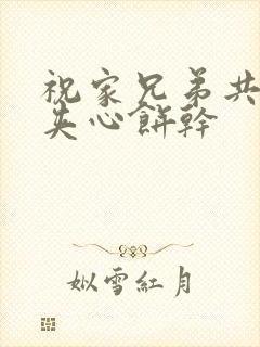 祝家兄弟共享后夹心饼干
