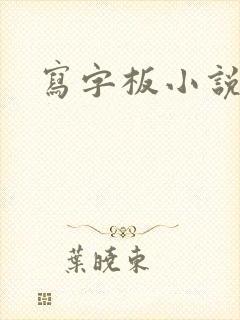 写字板小说