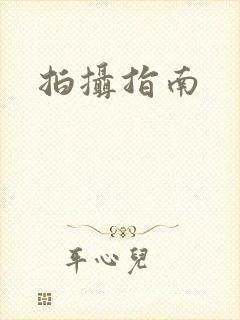 拍摄指南