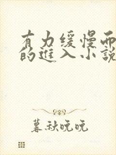 有力缓慢而坚定的进入小说