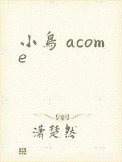 小鸟 acome