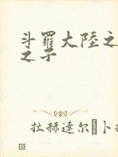 斗罗大陆之七怪之子封面