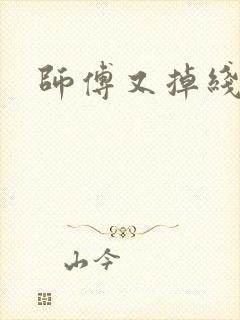 师傅又掉线了封面