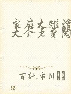 家庭大杂烩小说大全免费阅读封面