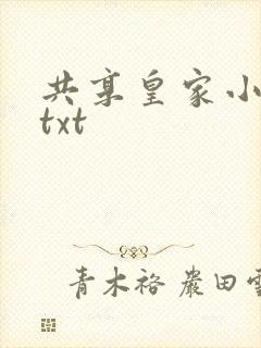 共享皇家小公主txt