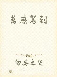 万历驾到封面